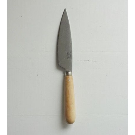 Cuchillo de cocina con mango de madera de boj 10 cm - Acero inoxidable -  Pallarès